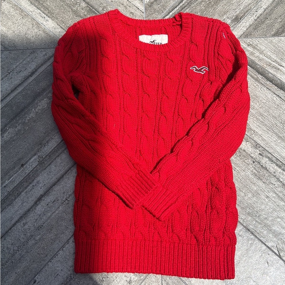Women’s Hollister red sweater